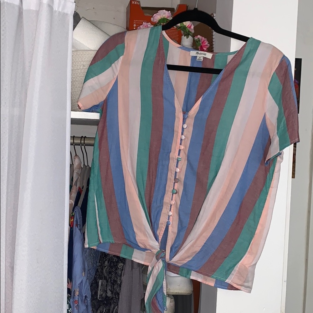 Madewell striped blouse